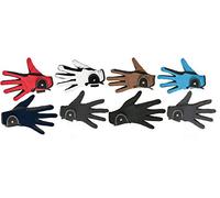 HKM Professional Nunuk Look Guantes de Montar, Unisex Adulto, Negro/Navy, XS