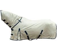 HKM Rain II Manta anti-moscas con cuello desmontable Gris 115