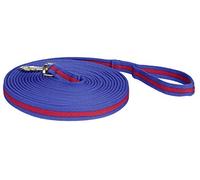 HKM Ramal Largo de Doma Suave Azul Violáceo/Rojo 800 cm