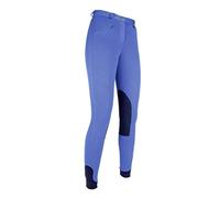 HKM Reithose-Penny Easy-Kniebesatz2525 Beige/Beige34 Pantalones, Unisex Adulto, Azul Aciano/Azul Oscuro, 46