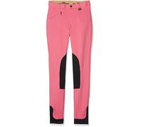 HKM Reithose Penny Easy Pantalones Equitación para Chicas, Rosa / Azul Oscuro, 158