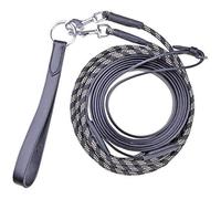 Hkm - COB/Full de Piel Cuerda formación rienda de Draw, Unisex, Rope Leather COB/Full, marrón, COB-Full