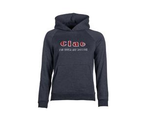 HKM Ruby Sudadera con Capucha para niños Gris Melange 170/176