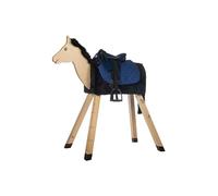 HKM Set Equestrian Saddles Blau Talla Única