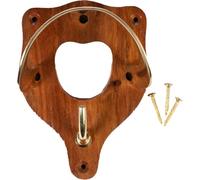 HKM Soporte de cabezadas de madera y latón Latón One Size