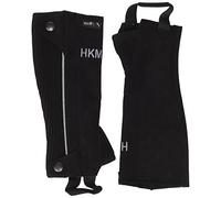 HKM Special Polainas de equitación, Hombre, Negro (Negro/Gris), M