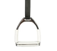 HKM Sports Equipment 540286 - Estribos de Seguridad de Acero Inoxidable, por par, 10