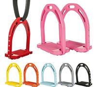 HKM Sports Equipment GmbH 7673 - Estribo para sillín y Brida (12 cm), Color Verde