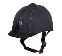 HKM SPORTS EQUIPMENT Reithelm-Diamond-9100 schwarz54-56 cm Pantalones, Unisex Adulto, Negro, 54-56 cm