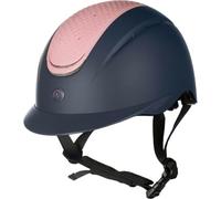 HKM Sydney Casco de Montar Azul Oscuro/Rosa S