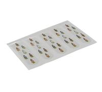 HKM Tiritas de tela transpirable para niños, almohadillas antibacterianas y antisépticas que aceleran fuertemente la curación de pieles sensibles, tiritas juveniles flexibles y resistentes al lavado
