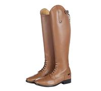 HKM Unisex Valencia longitud/anchura están Botas de montar Brandy 43