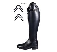 HKM Unisex Valencia normal/extra ancho Botas de montar Negro 40