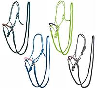 HKM Western Strass Cabestro Occidental Rosa Warmblut