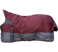 HKM Yukon Manta cuello alto 600D, 100g relleno Rojo Oscuro/Gris 115