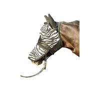 HKM 52691291.0650 Mosquitera Máscara - de Cebra con nüstern -, Color Blanco/Negro