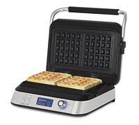 HKoenig GFX800 Gofrera Electrica Programable, Coccion Homogenea, 2 Gofres, LCD Display, 5 Programas, 7 Niveles de Dorado, 1600W