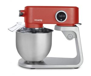 HKoenig KM124 Batidora Amasadora 800W Rojo