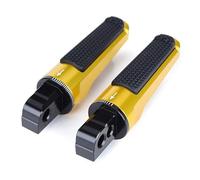 HKSOPC Estriberas Moto para Suzuki V-Strom 650 XT 2015-2024, Estriberas de Motocicleta Abatibles, Motocicleta Delantero Estribera Reposapiés Conjunto, Reposapiés para Motocicleta,F Yellow