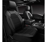 HKSOPC Funda de Asiento de Coche para Dacia Logan Sandero Dokker Lodgy Duster Spring, Protector de Asientos Delanteros y Traseros, Funda Asiento del Coche, Accesorios de Interior,A Black