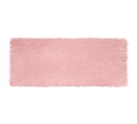 HKTMGDNG Alfombra de piel de oveja sintética, 80 x 200 cm, poliéster, color | Alfombra suave de pelo largo rosa para salón o dormitorio, fácil de lavar a mano, rectangular, 80 x 200 cm.