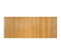 HKTMGDNG Alfombra rectangular de bambú, 80 x 200 cm, natural, para salón | Alfombra natural transpirable de bambú y PP con respaldo de goma para pasillo, dormitorio y comedor.