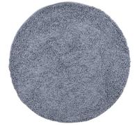 HKTMGDNG Alfombra Shaggy de pelo largo, redonda, azul, diámetro de 280 cm | Alfombra de suelo mullida con 30 mm de altura de pelo para dormitorio y oficina, adecuada para calefacción por suelo radiante