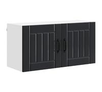 HKTMGDNG Armario de pared para cocina, 80 x 31 x 40 cm, 2 puertas, color | Elegante armario colgante para cocina y comedor con 2 compartimentos para platos y tazas. Soporta hasta 60 kg.