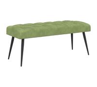HKTMGDNG Banco de terciopelo acolchado con cierre de botón, color verde | Banco acolchado suave para pasillo y dormitorio. La funda aterciopelada proporciona un ambiente elegante para vivir hasta 110