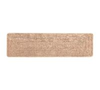HKTMGDNG Marsa - Alfombra de pasillo (100 x 400 cm, poliéster, PVC | Alfombra de pasillo suave amarilla para dormitorio y entrada. Base antideslizante, fácil de limpiar y amortiguar el ruido.