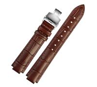 HKTS Banda de reloj de cuero genuina para la banda de muñeca Ballon Bleu Hombres Correa de cuero convexo femenino 14 * 8 mm 18 * 11 mm 20 * 12 mm Pulsera de moda(BLACK WHITE,14-8mm)