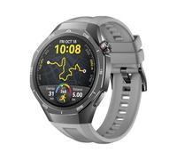HKTS Correa de reloj inteligente de 22 mm para Huawei Watch GT 5 Pro Pulsera de silicona oficial de 46 mm para Huawei Watch GT 5 Pro Correa de reloj deportiva suave(Grey)