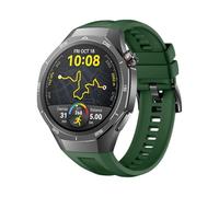 HKTS Correa de reloj inteligente de 22 mm para Huawei Watch GT 5 Pro Pulsera de silicona oficial de 46 mm para Huawei Watch GT 5 Pro Correa de reloj deportiva suave(Dark Green)