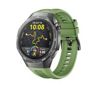 HKTS Correa de reloj inteligente de 22 mm para Huawei Watch GT 5 Pro Pulsera de silicona oficial de 46 mm para Huawei Watch GT 5 Pro Correa de reloj deportiva suave(Spruce Green)