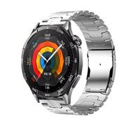 HKTS Para Huawei Watch GT5 46mm correa de Metal pulsera de negocios 22mm para Huawei Watch GT 46mm/GT2e/GT3 46mm correas de reloj de acero inoxidable(Sliver 1)