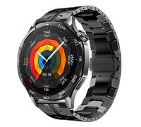 HKTS Para Huawei Watch GT5 46mm correa de Metal pulsera de negocios 22mm para Huawei Watch GT 46mm/GT2e/GT3 46mm correas de reloj de acero inoxidable(Black 2)