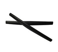 HKUCO Black Compatible/Replacement Silicone Leg Set For Oakley Square Wire 2.0 Sunglasses Earsocks Rubber Kit