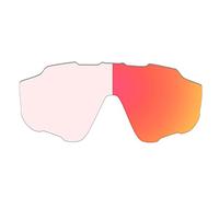 HKUCO Compatible/reemplazo de Oakley Jawbreakers Gafas de sol Rojo fotocromático