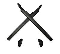 HKUCO Enhance Compatible/Replacement Silicone Leg Set For Oakley Crosslink Earsocks Black Rubber Kit