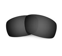 HKUCO Mens Compatible/Replacement Lenses For Oakley Fives Squared Sunglasses Black Polarized