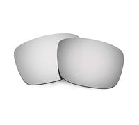 HKUCO Mens Compatible/Replacement Lenses For Oakley Fuel Cell Sunglasses Titanium Mirror Polarized