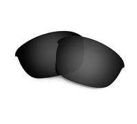 HKUCO Mens Compatible/Replacement Lenses For Oakley Half Jacket 2.0 Sunglasses Black Polarized
