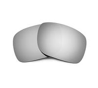 HKUCO Mens Compatible/Replacement Lenses For Oakley Holbrook Sunglasses Titanium Mirror Polarized