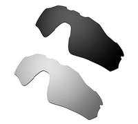 HKUCO Mens Compatible/Replacement Lenses For Oakley Radar EV Path Black/Titanium Sunglasses