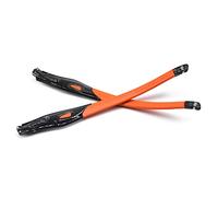 HKUCO Naranja Patas de Goma de Repuesto Transparente Marco Negro Oakley Crosslink Sweep/Switch Glasses Frame
