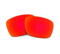 HKUCO Plus Mens Compatible/Replacement Lenses For Oakley Fuel Cell Sunglasses Red Polarized