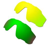 HKUCO Plus Mens Compatible/Replacement Lenses For Oakley Jawbreakers - 2 pair