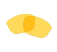 HKUCO Transparent Yellow Polarized Compatible/Replacement Lenses For Oakley Half Jacket 2.0 Sunglasses