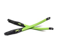 HKUCO Verde Claro Patas de Goma de Repuesto Transparente Marco Negro Oakley Crosslink Sweep/Switch Glasses Frame