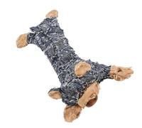 Hkuoeue Juguetes indestructibles para perros de oso, juguete masticable irrompible, juguete masticable resistente y chirriante para perros ocupados, juguetes interactivos en forma de oso, compañero de